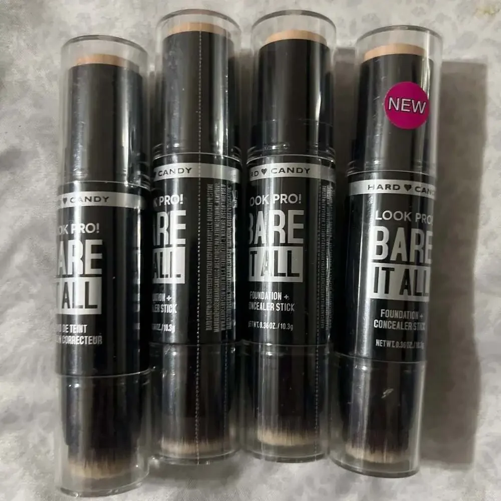 Hard Candy Look Pro! Bare It All Foundation + Concealer Stick in Porcelain 1357